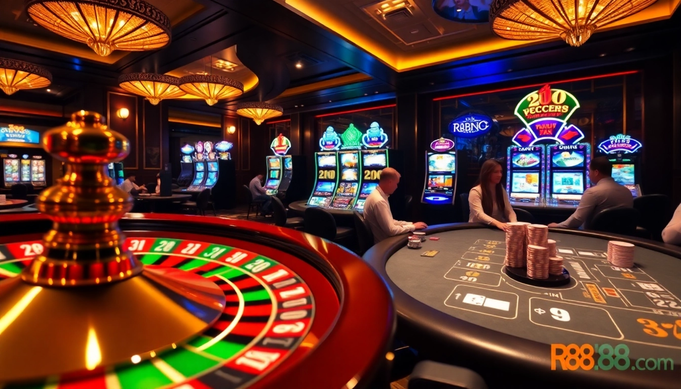 Experience the thrill of rr88.com with vibrant poker gameplay, roulette, and dazzling slot machines.