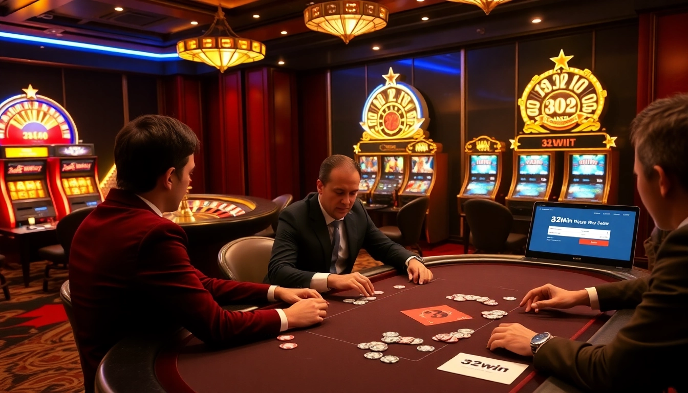 Experience the thrill of betting with đăng nhập 32win at a high-stakes poker table.